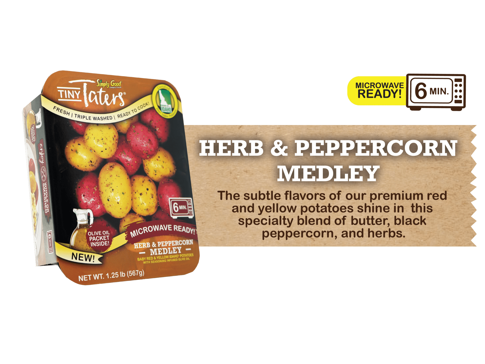 Eagle Eye Produce Tiny Taters Herb and Peppercorn Medley