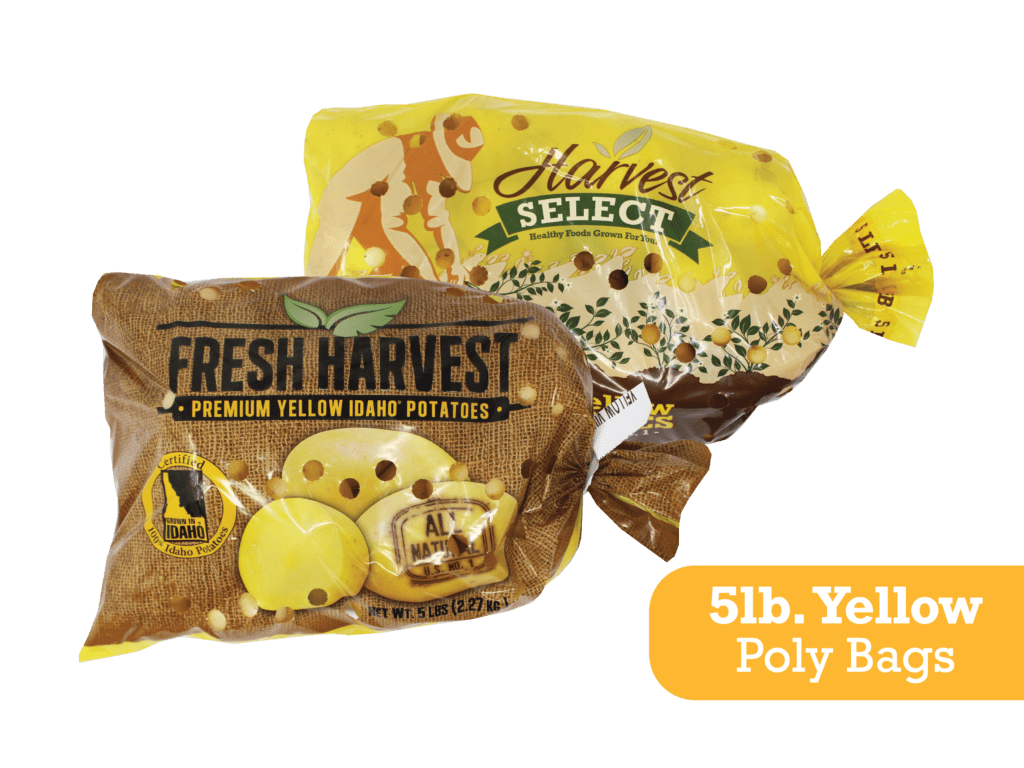 Eagle Eye Produce 5 Lb yellow Poly Bags