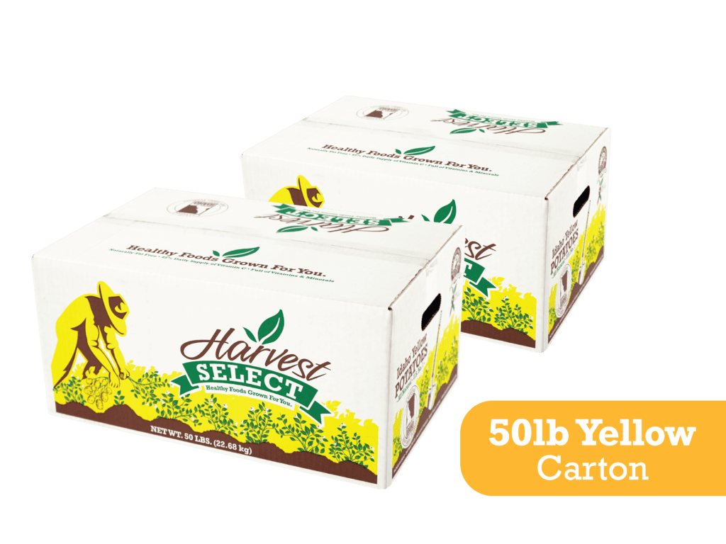 Eagle Eye Produce Harvest Select 50 lb Yellow Carton