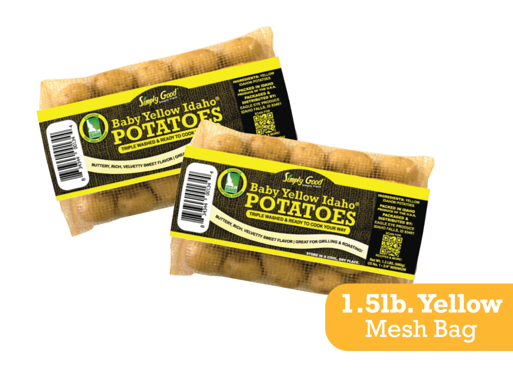 Simply Good Baby Yellow Idaho Potatoes 1.5 lb Yellow Mesh Bag