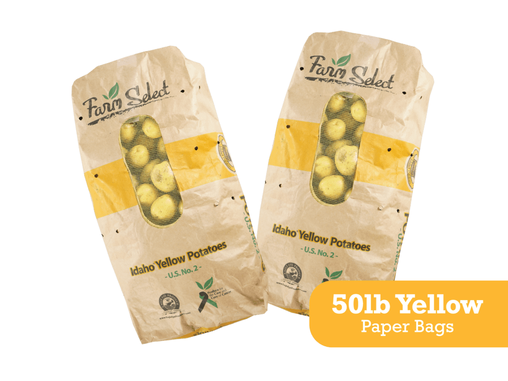 Eagle Eye Produce Farm Select Idaho Yellow Potatoes 50 lb Paper Bags