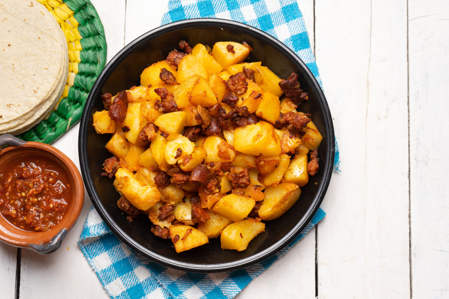 Potatoes with Mexican Chorizo Eagle Eye Produce