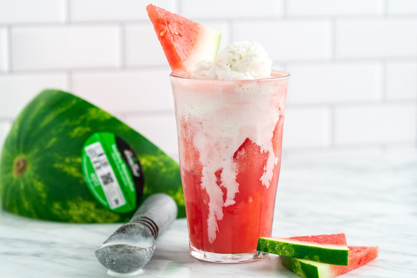 Watermelon Ice Cream Float Eagle Eye Produce