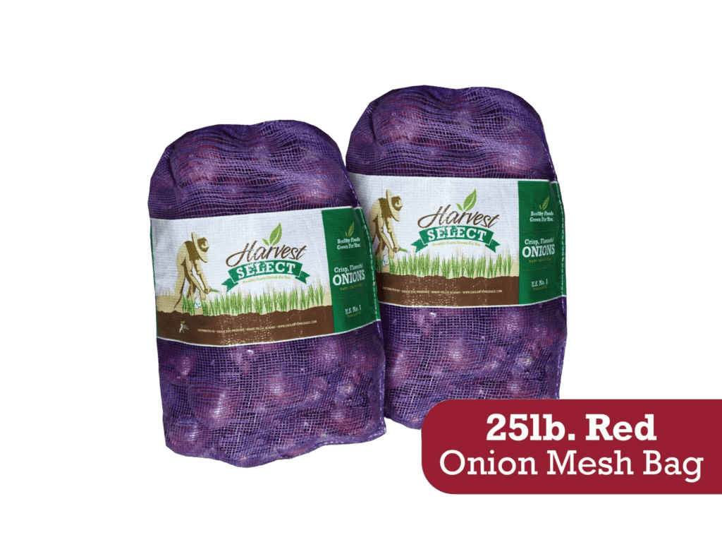 Harvest Select 25lb Red Onion Mesh Bag