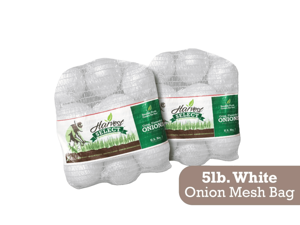 Harvest Select 5lb White Onion Mesh Bag