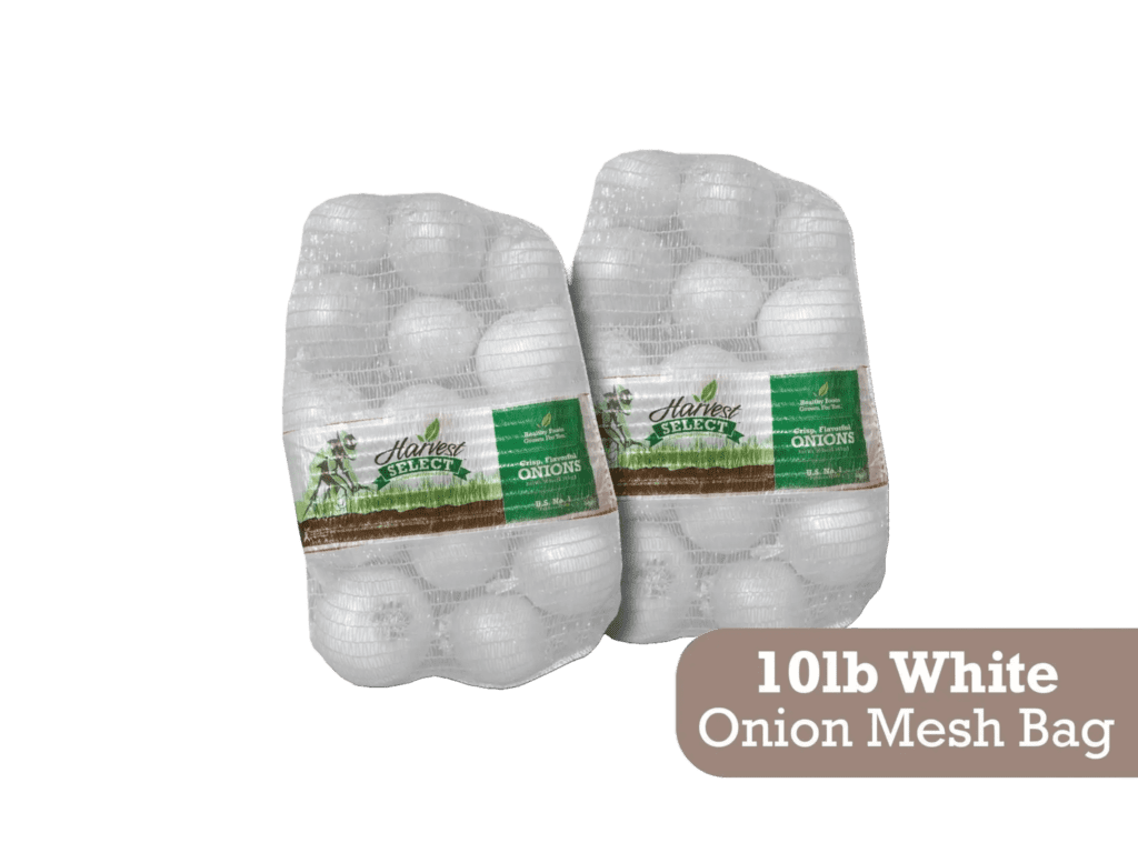 Harvest Select 10lb White Onion Mesh Bag