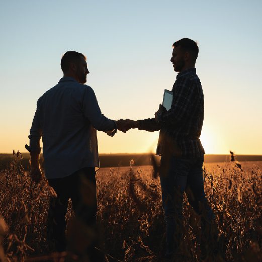 Eagle Eye Produce partnering with a grower in the field