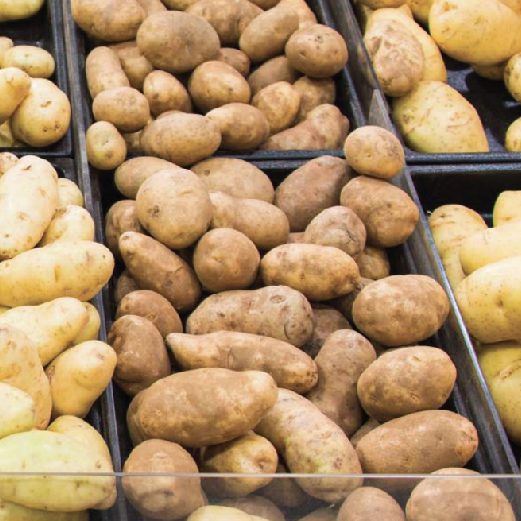 Eagle Eye Produce potatoes displayed in a grocery store
