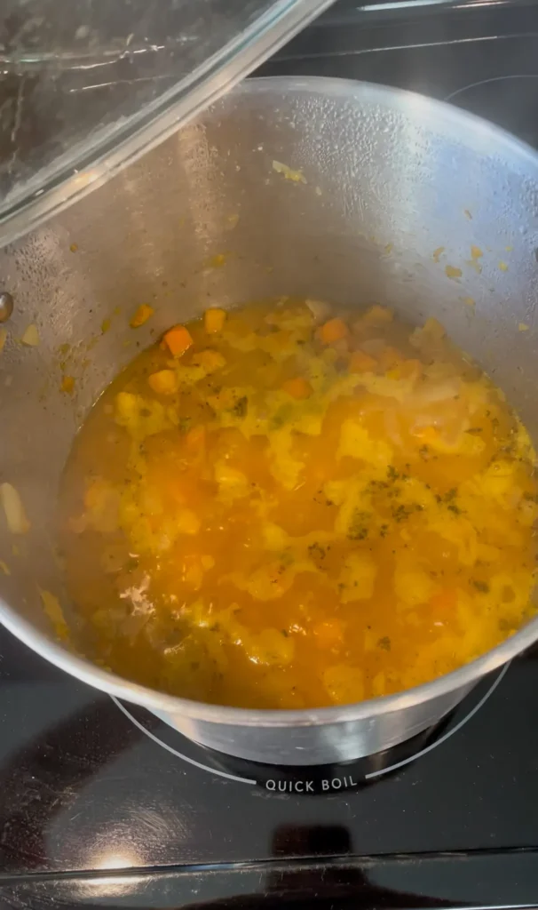 Savory butternut squash soup
