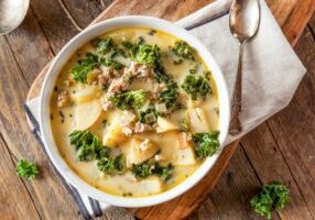 Homemade Warm Creamy Tuscan Soup