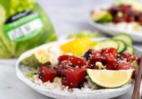 A Salad Bowl With Cherry Tomatoes